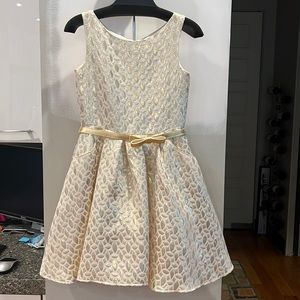 Zoe Ltd gold formal dress.